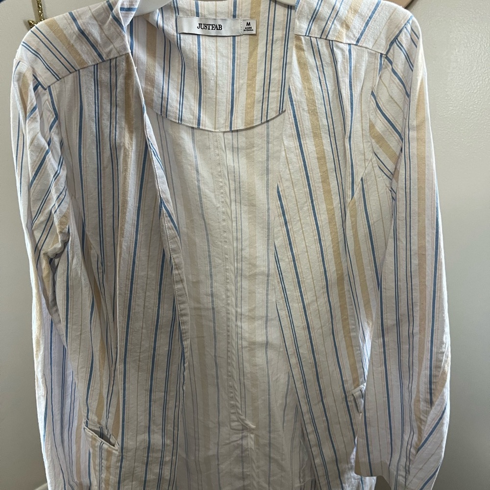 Striped Blazer